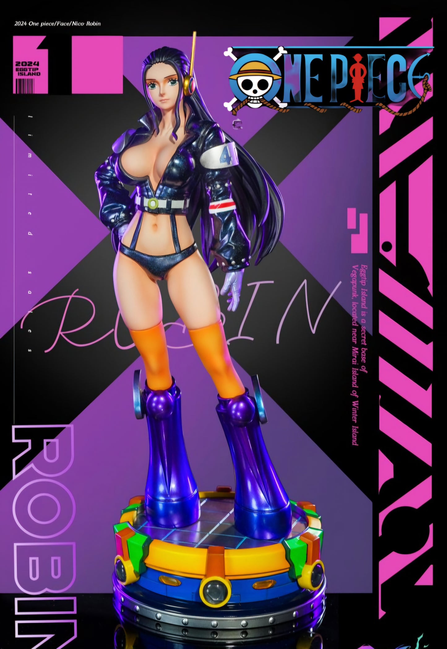 Figurine One Piece Nami et Nico robin Sexy Arc Egg Head Collection Cosplay Futur Manga 25cm