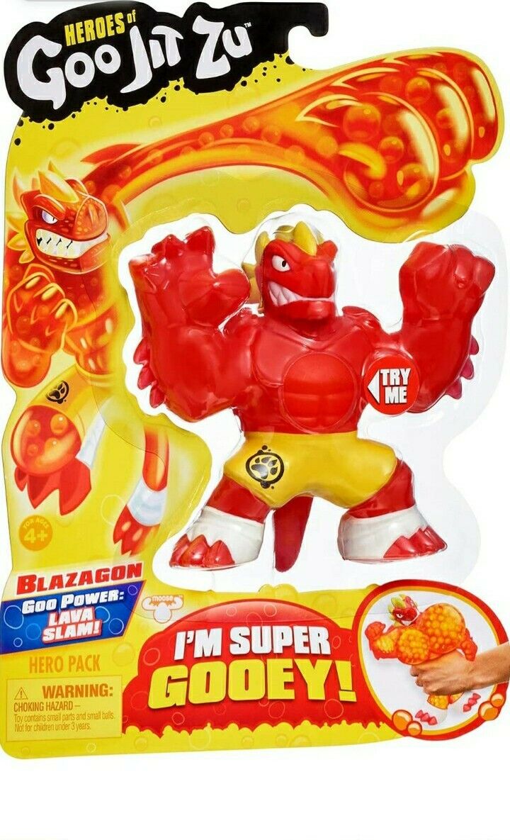 Heroes of Goo Jit Zu Eau Explosif Hros Paquet Blazagon Gluant Dragon Figurine