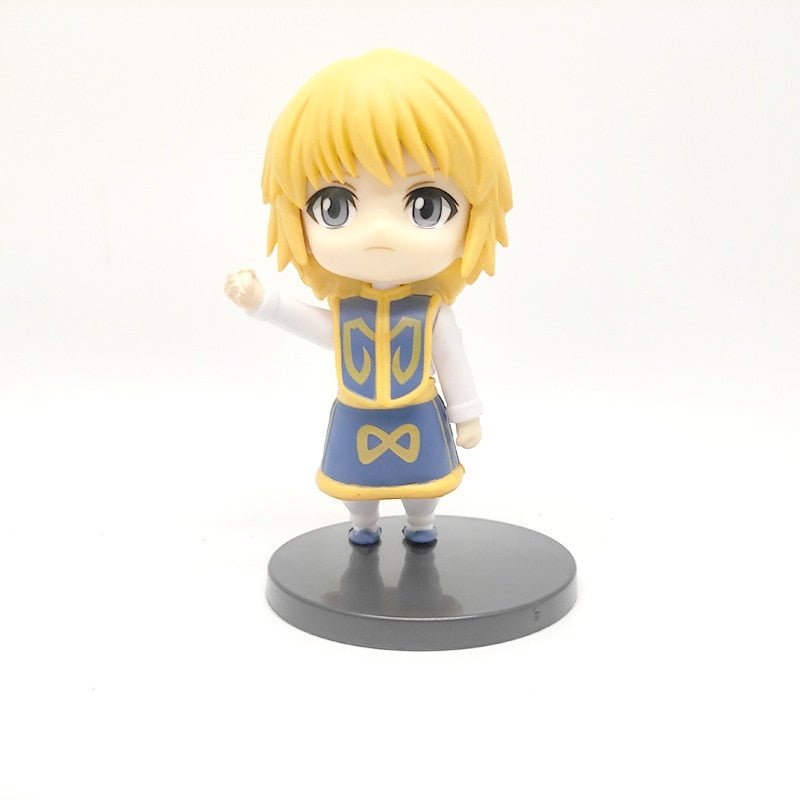 Anime Hunter x Hunter Figure Killua Zoldyck Gon Freecss Action Figure Kurapika Hisoka Kulolo Lushilufelu Figurine Collection Toy