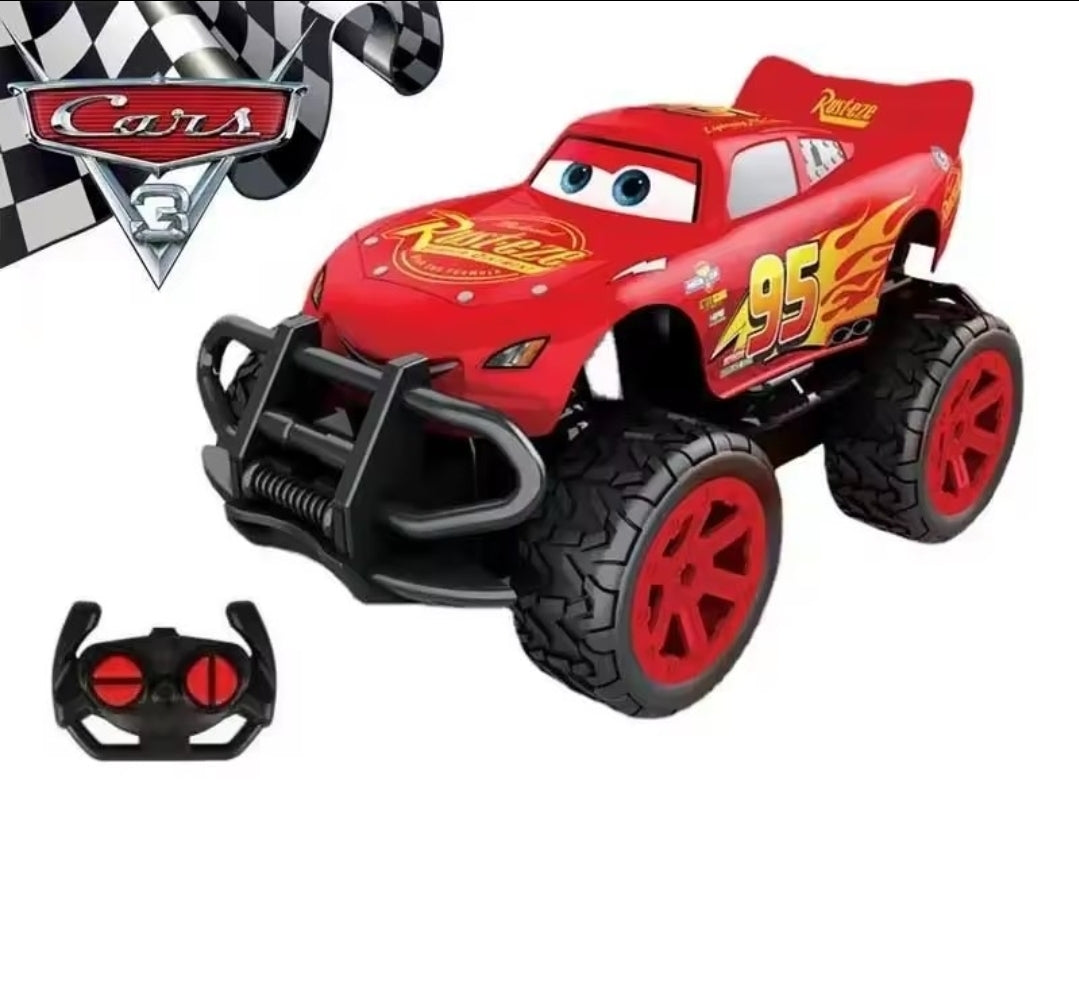Voiture télécommandée rouge enfant | Tout-terrain 4 Canaux | 20 cm | Jouet électrique avec lumières | Cadeau 6 ans