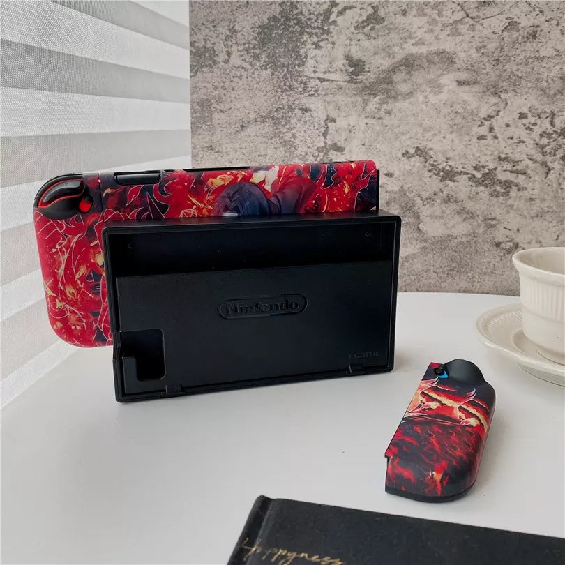 Naruto coque souple pour nintendo switch et protege joy con