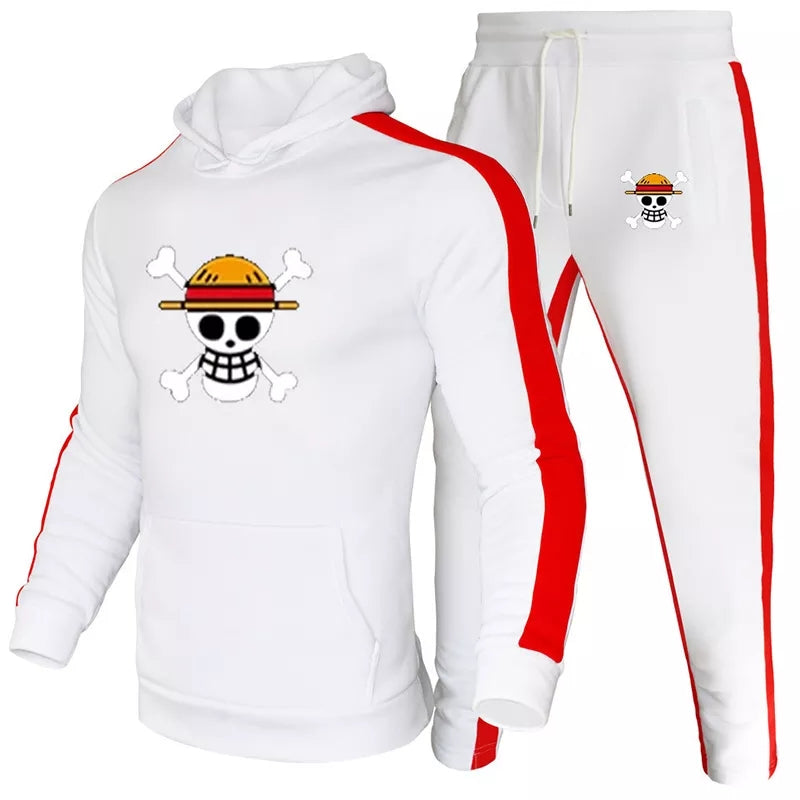 One piece ensemble sport pull a capuche et jogging collection manga