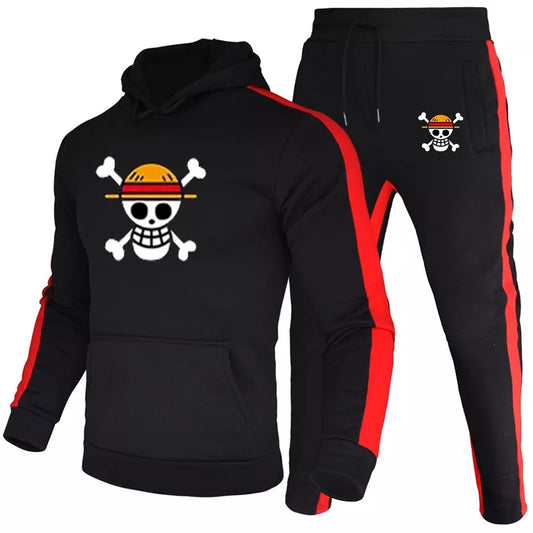 One piece ensemble sport pull a capuche et jogging collection manga