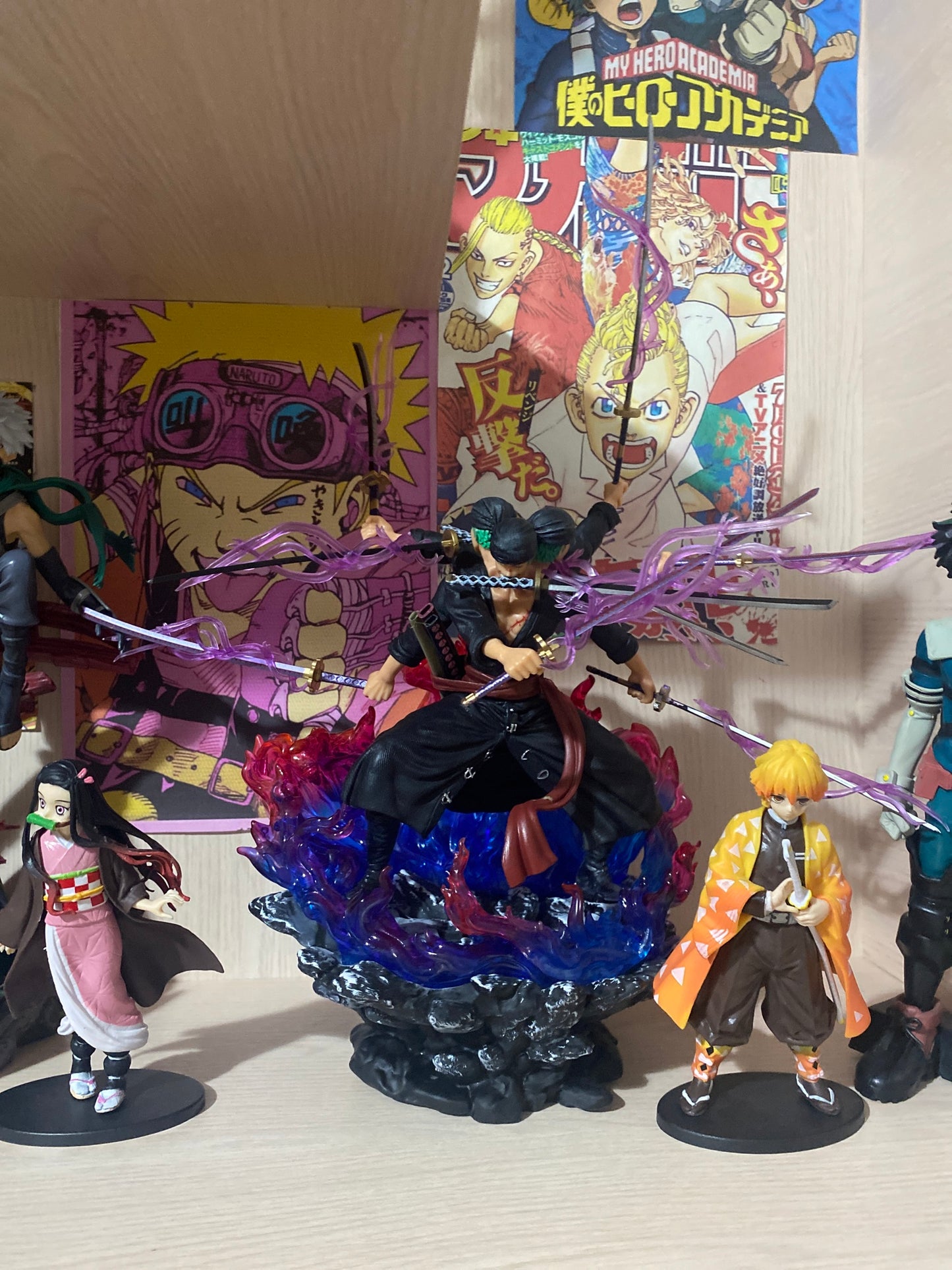 Figurine one piece zoro roronoa de luxe