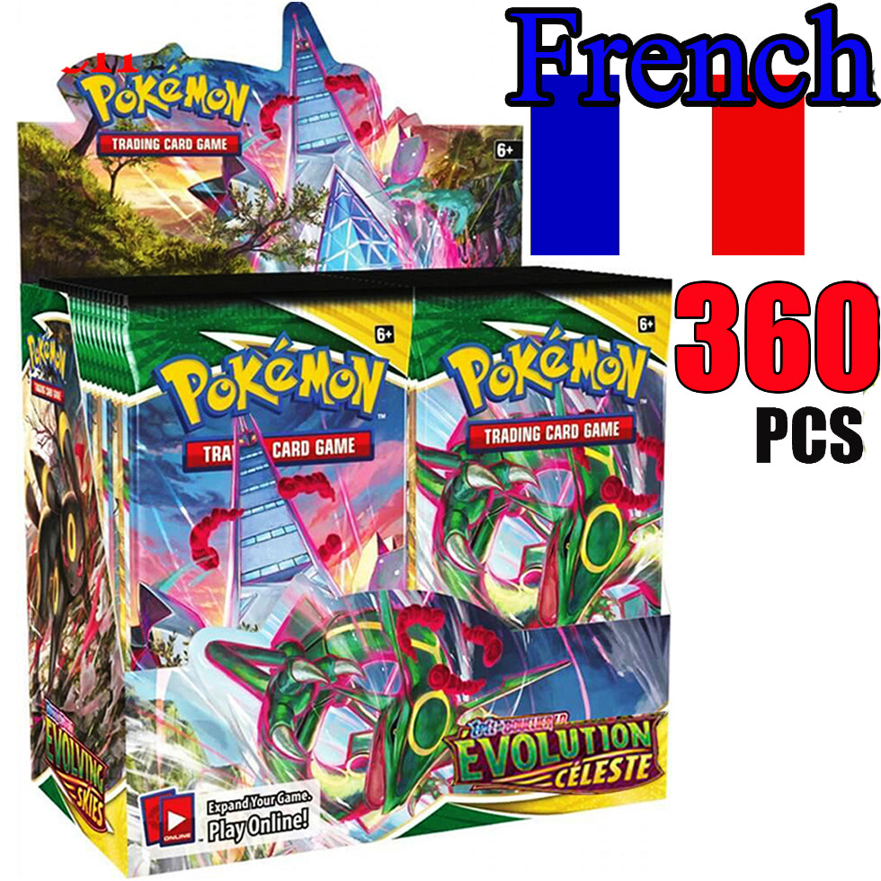 Carte pokemon pack booster complet scéllé 36 sachets de 10 cartes versions francaises