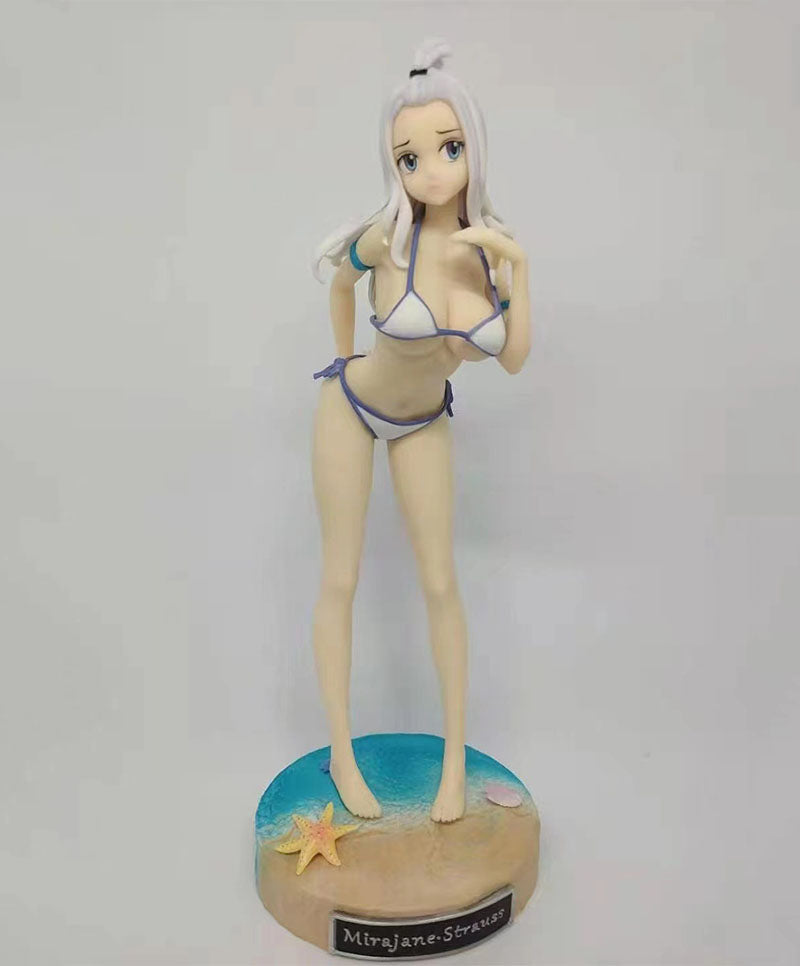 Fairy tail figurine sexy  mirajane strauss  maillot de bain detachable 27 cm
