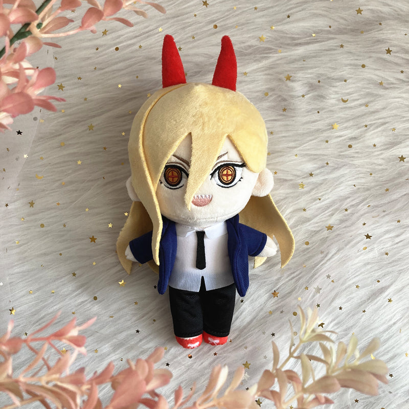 Peluche chainsaw man denji power makima aki angel