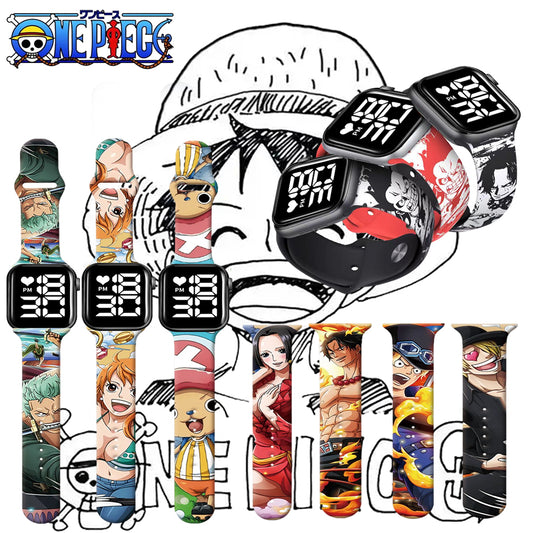 Montre one piece numerique led