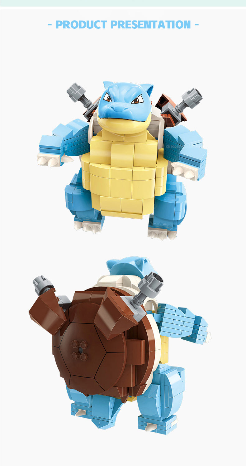 Pokemon lego bloc de construction dracaufeu mewtew tortank ou florizard