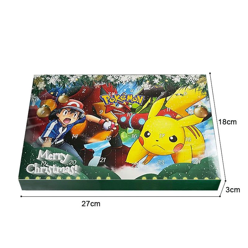 Pokemon calendrier de l'avent avec 24 figurines a decouvrir