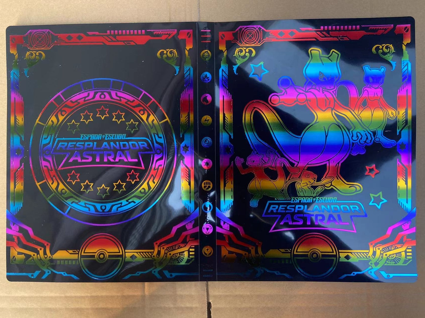 Album carte pokemon classeur mewtwo protection 540 emplacement 30 pages