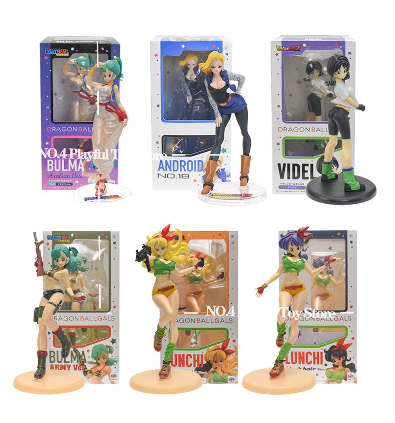Dragon ball figurine sexy lunch blonde ,bleu ou les deux