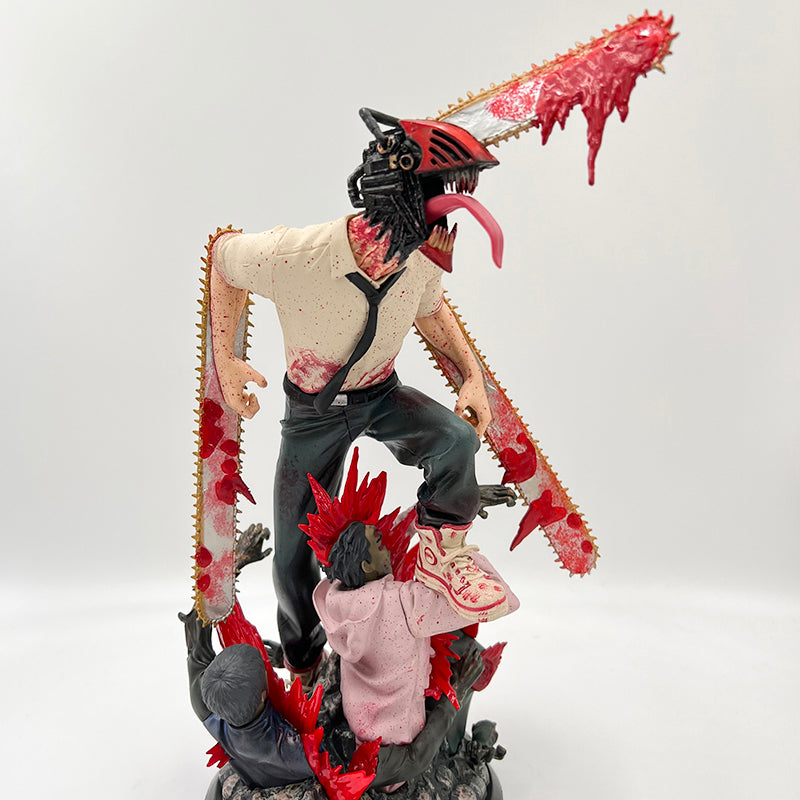 Figurine chainsaw man denji double corp interchangeable