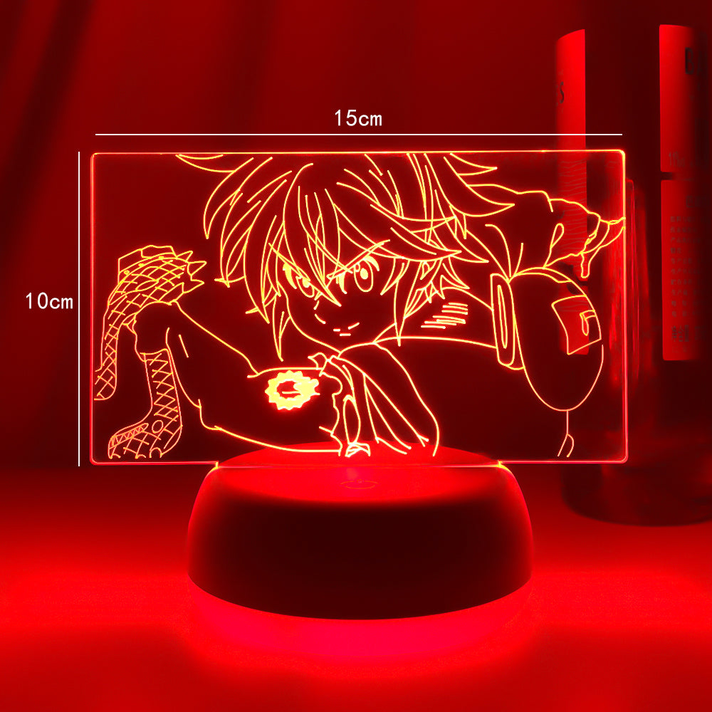 Sevens deadly sins veilleuse 16 couleurs lampe led decoration manga meliodas ban