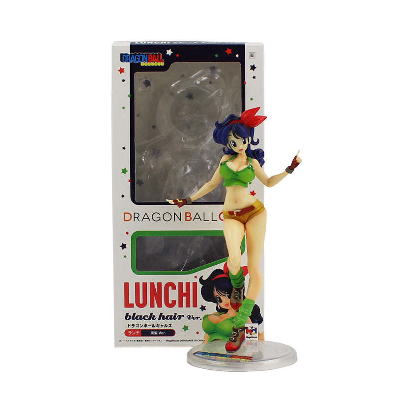 Dragon ball figurine sexy lunch blonde ,bleu ou les deux