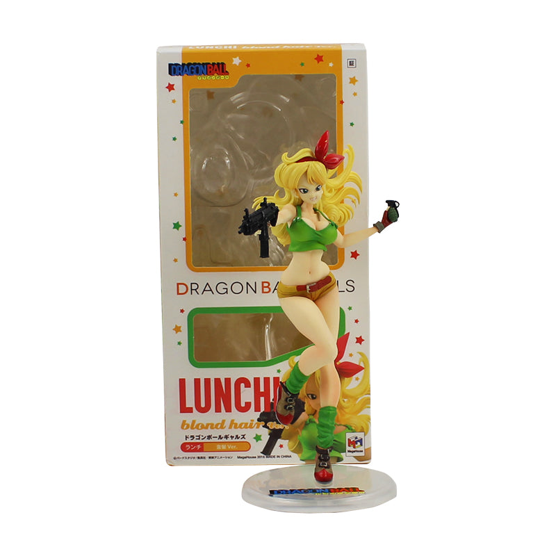 Dragon ball figurine sexy lunch blonde ,bleu ou les deux