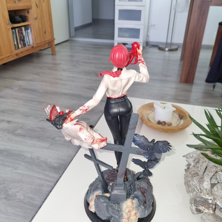 Figurine chainsaw man denji et makima 39cm
2 buste interchangeable