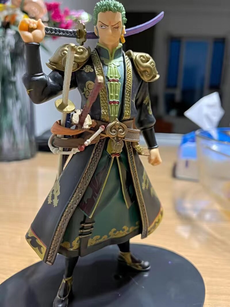 Figurine one piece luffy zoro samouraï