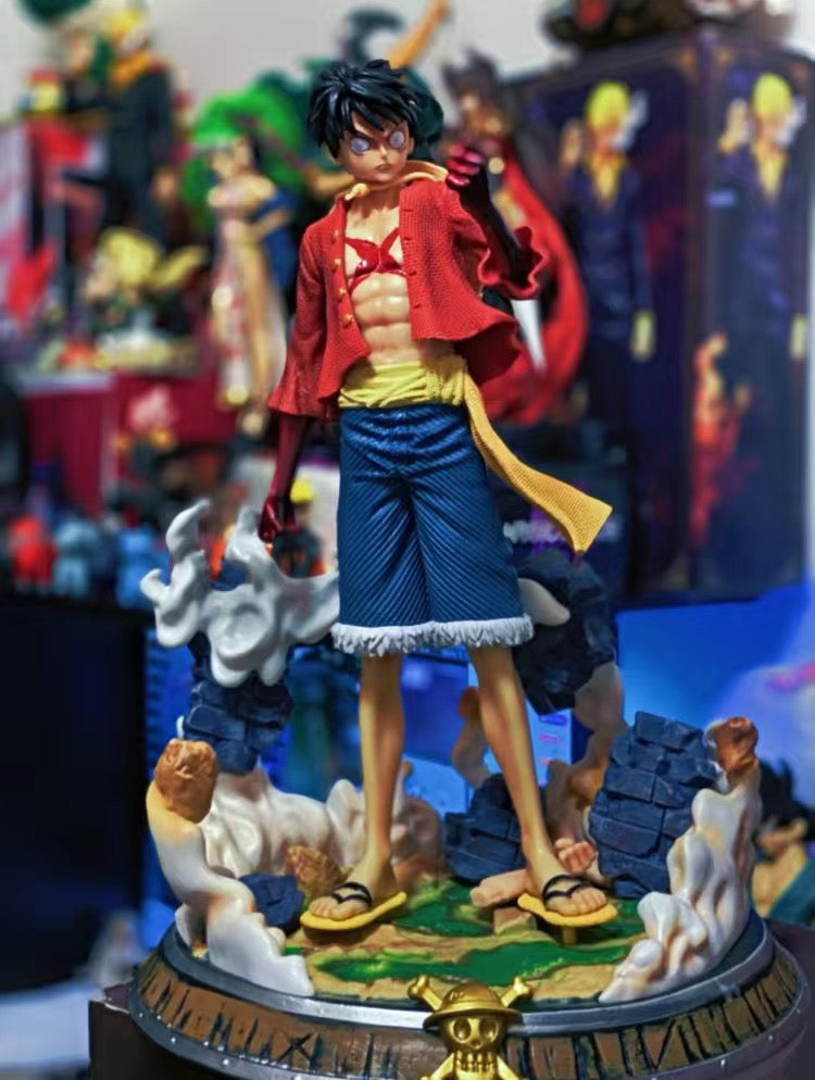 One piece figurine luffy geante statuette collection decoration manga