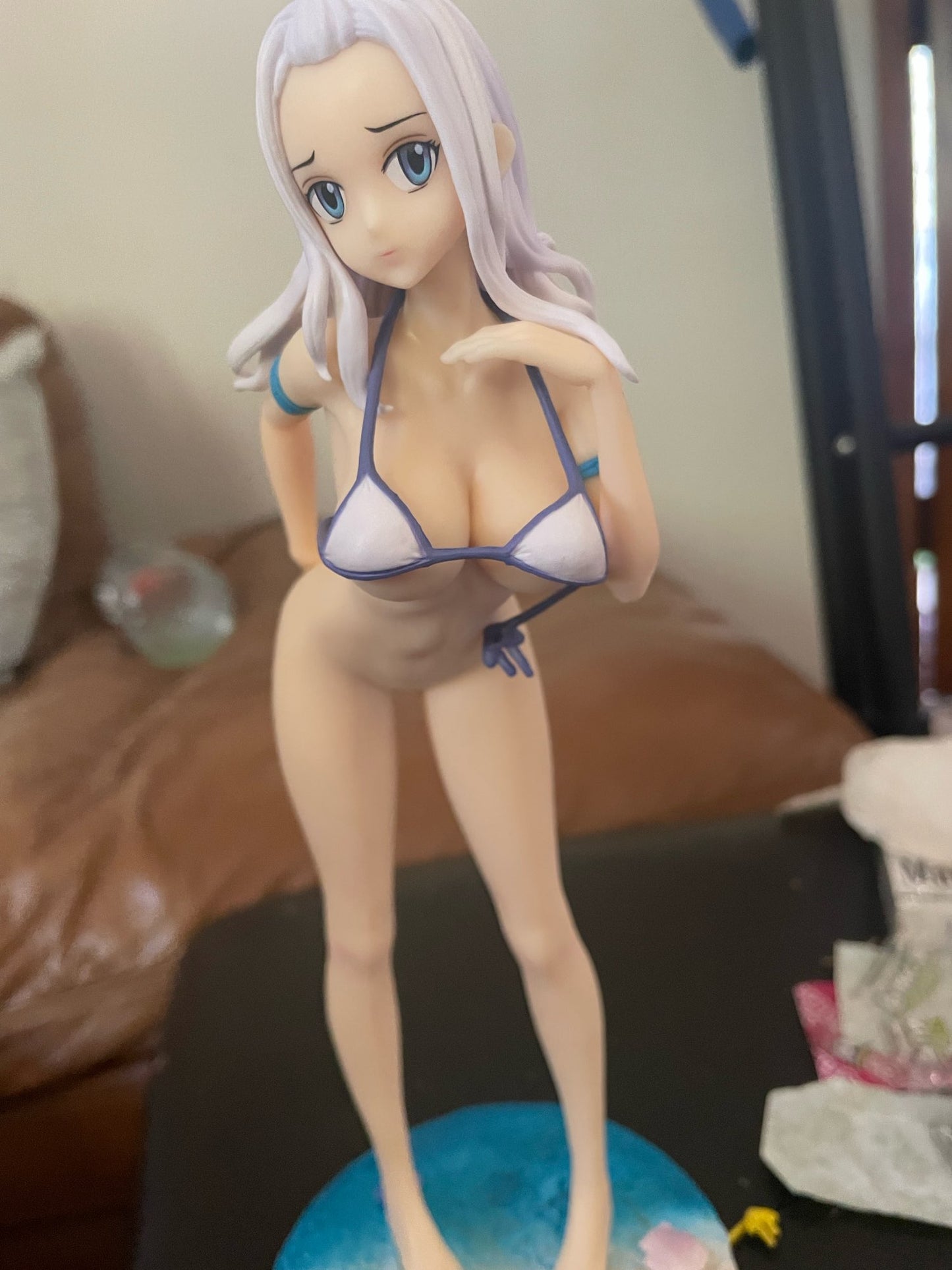 Fairy tail figurine sexy  mirajane strauss  maillot de bain detachable 27 cm
