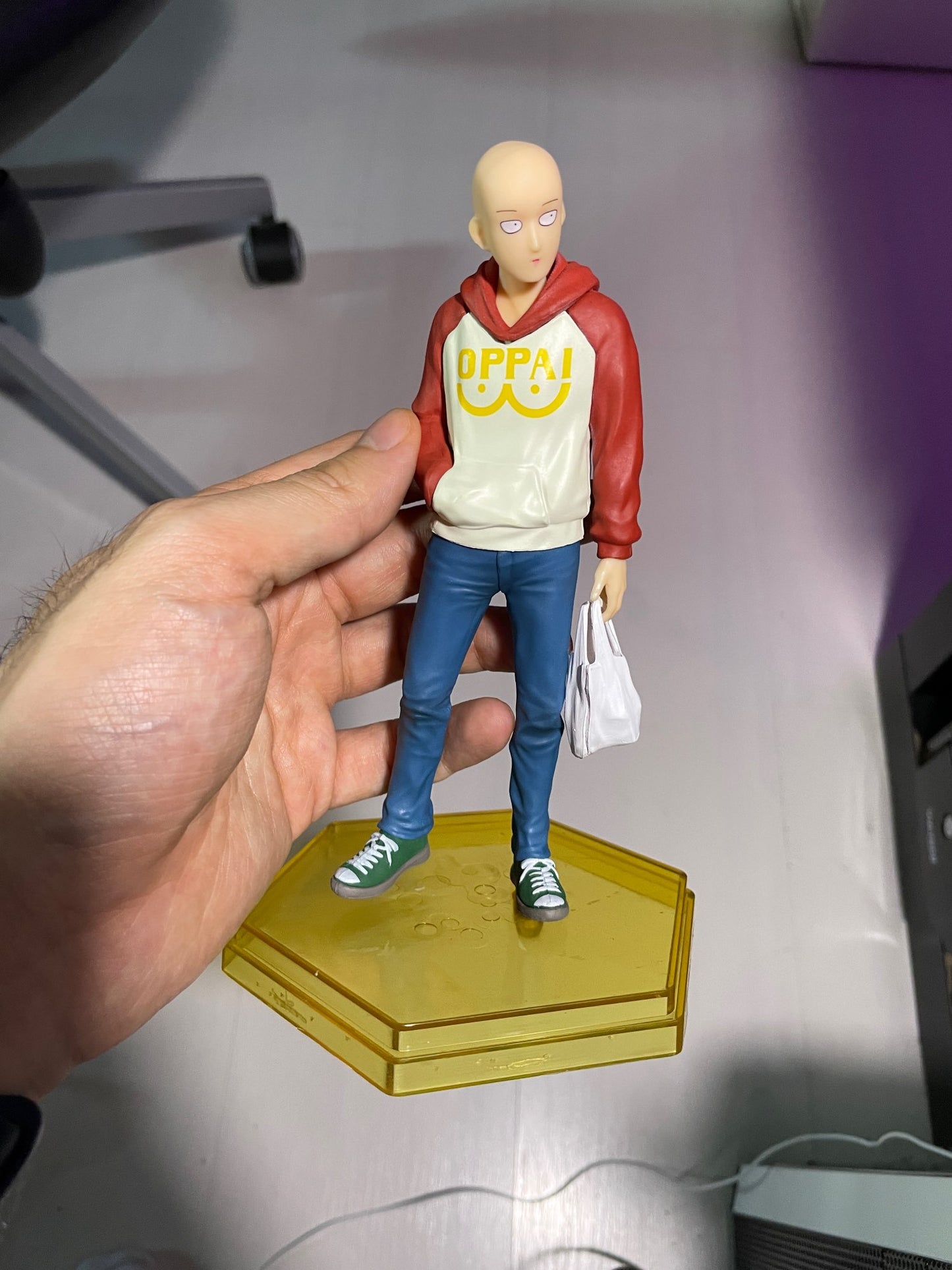 One punch man figurine saitama 18cm stauette decoration collection manga