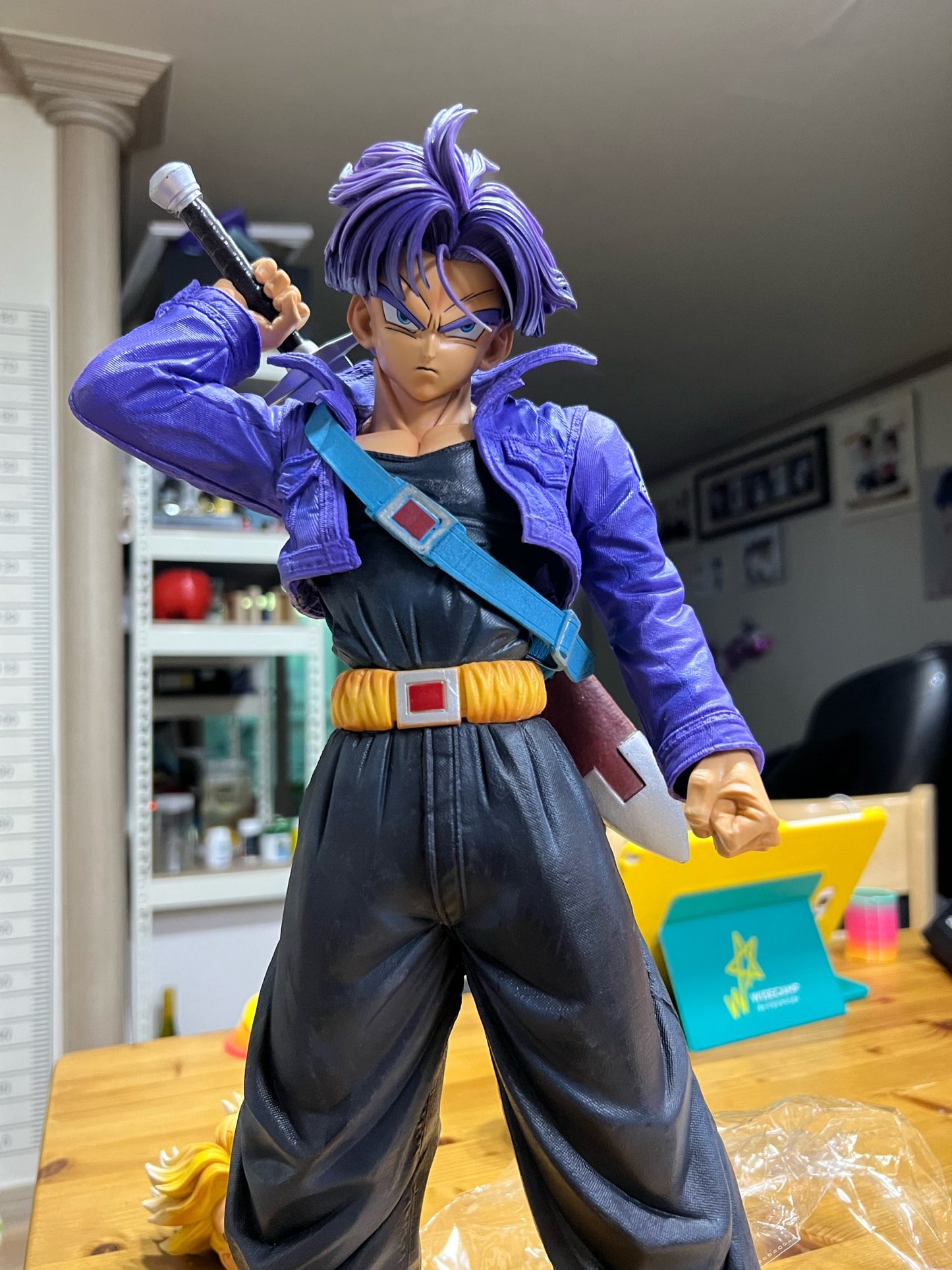 Dragon Ball Z figurine trunk geant 45cm jouet collection manga 2 tête changeable