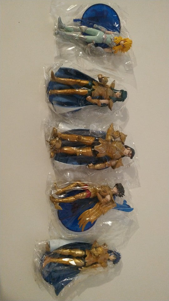 Figurines saint seiya lot de 5 chevaliers