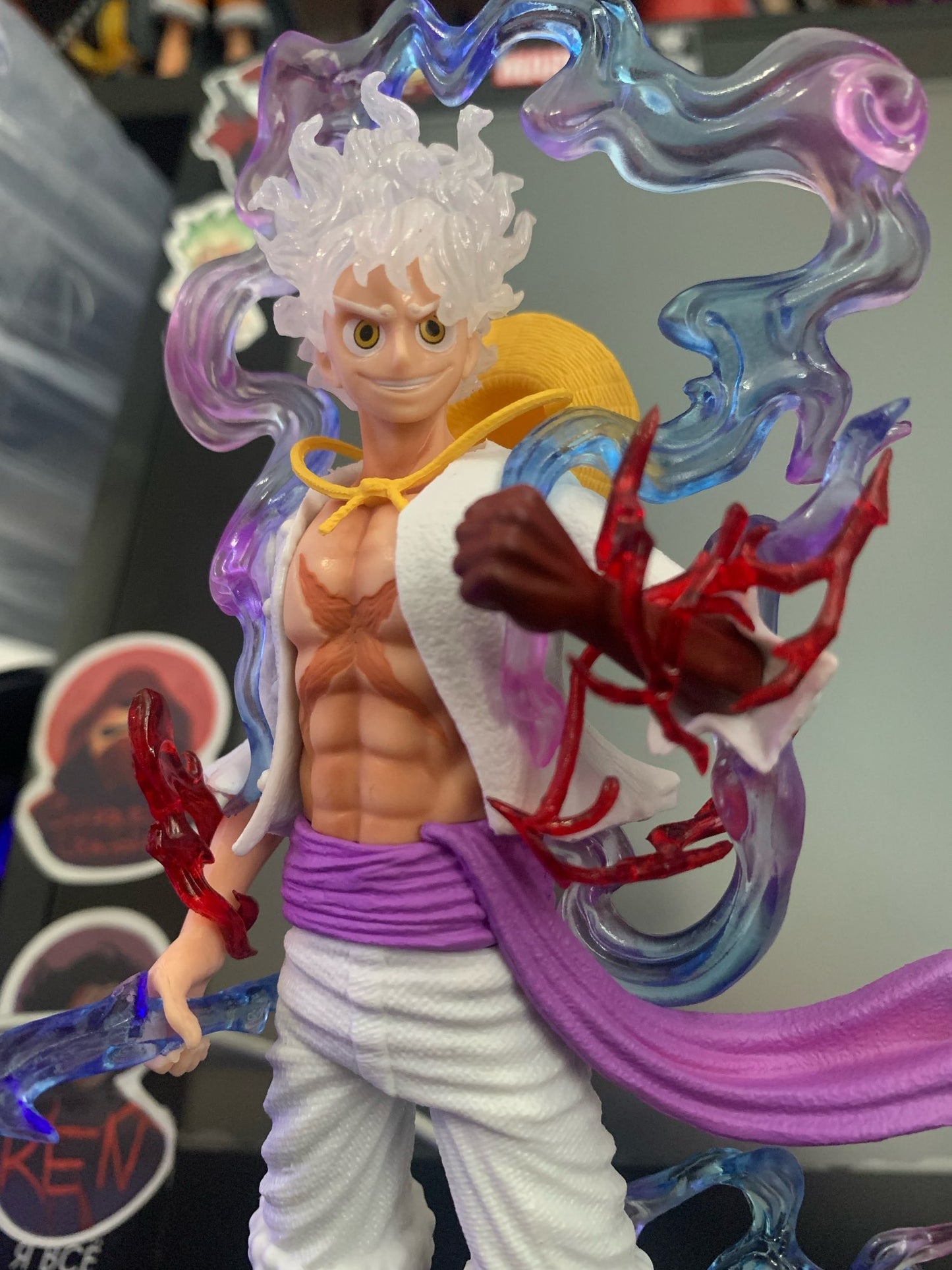 Anime One Piece  figurine Luffy GEAR 5 Figurine 18CM  statuette collection manga Action Figures Collectible Model Toys