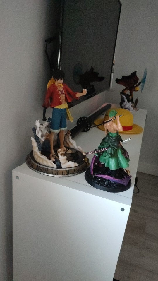 One piece figurine luffy geante statuette collection decoration manga