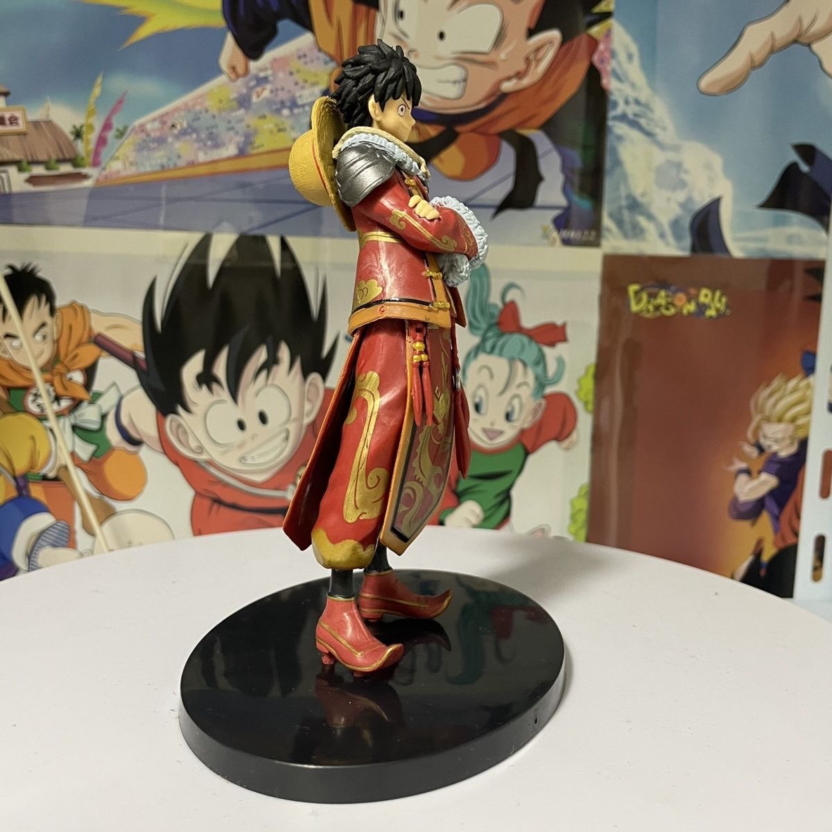 Figurine one piece luffy zoro samouraï