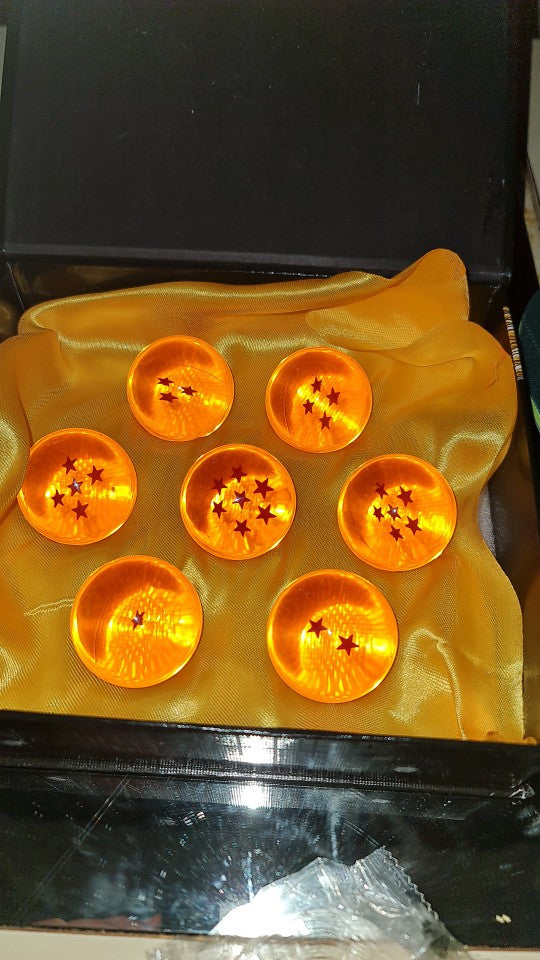 Coffret 7 boules de cristal dragon ball