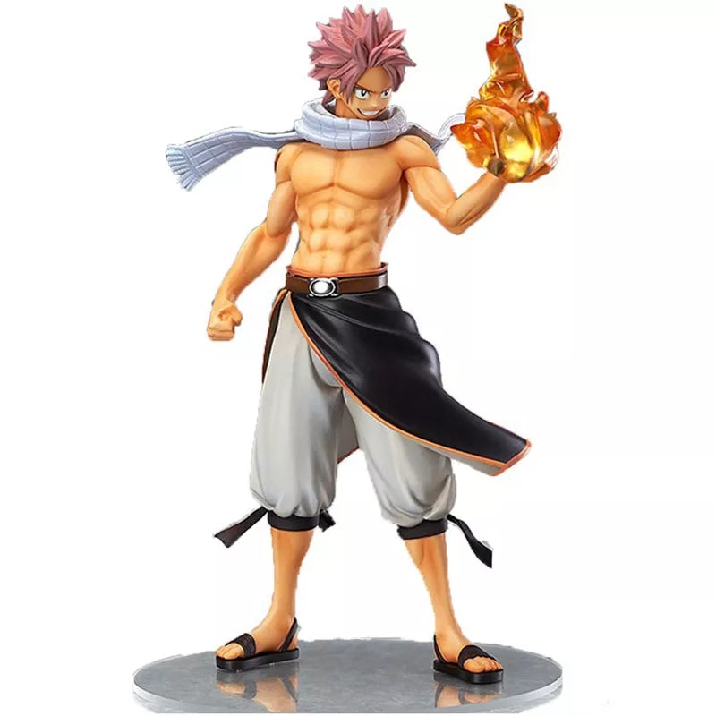 Fairy tail figurine natsu 23cm statuette decoration collection manga