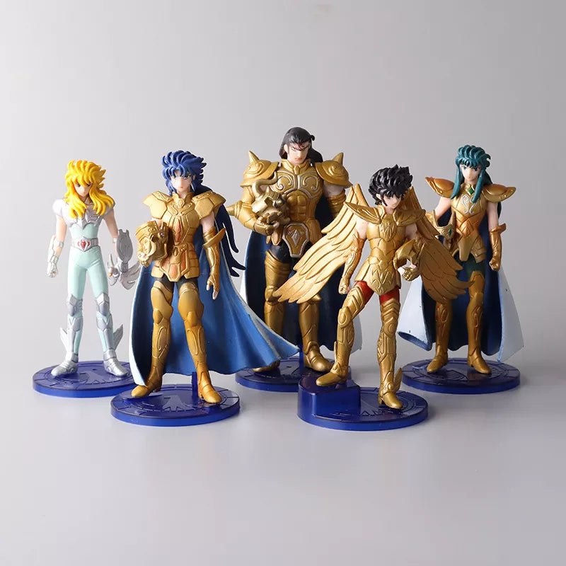 Figurines saint seiya lot de 5 chevaliers