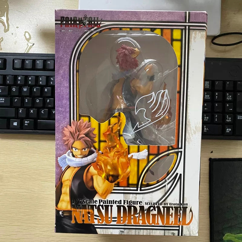 Fairy tail figurine natsu 23cm statuette decoration collection manga