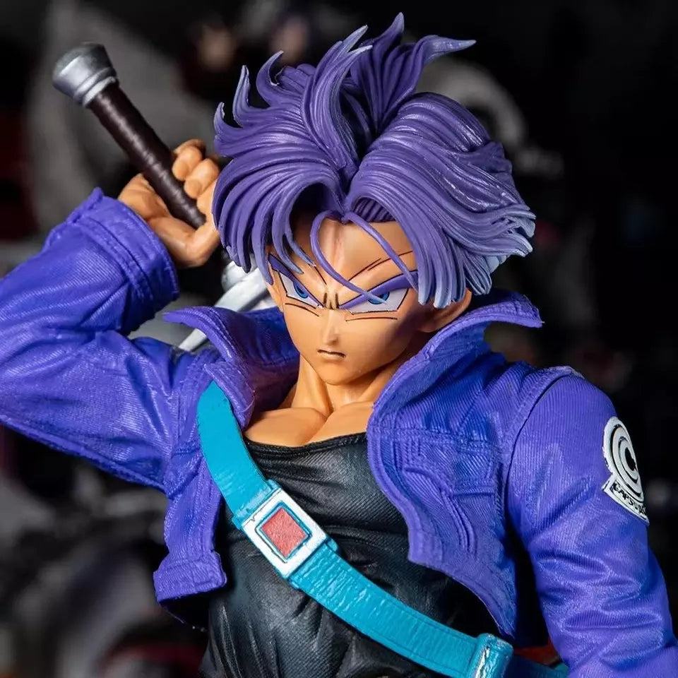 Dragon Ball Z figurine trunk geant 45cm jouet collection manga 2 tête changeable