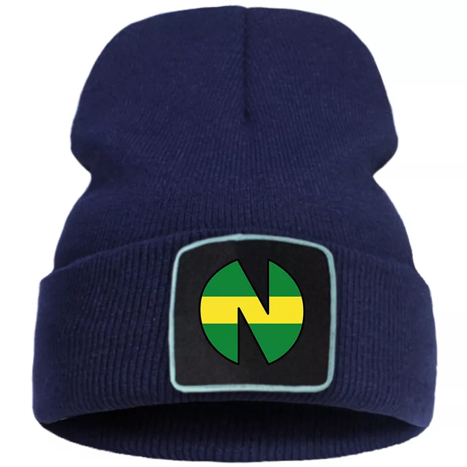 Bonnet captain tsubasa new team en tricot chaud protection sport d'hiver olive et tom