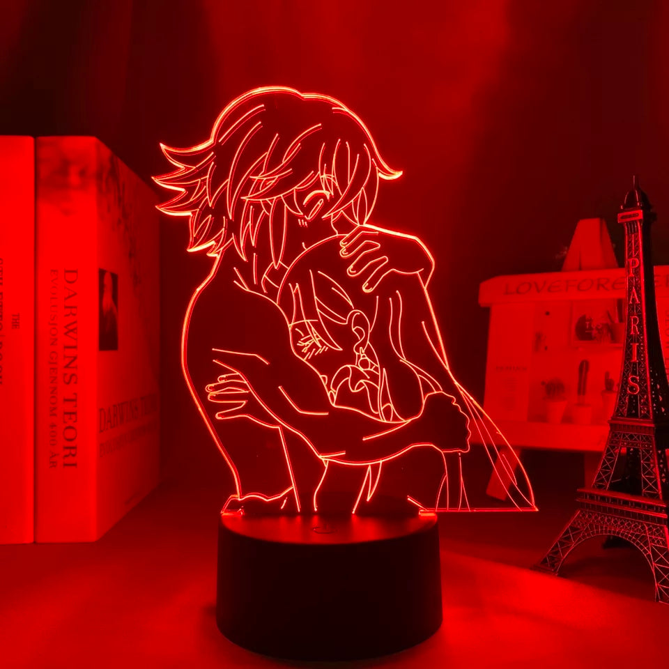 Sevens deadly sins veilleuse 16 couleurs lampe led decoration manga meliodas ban