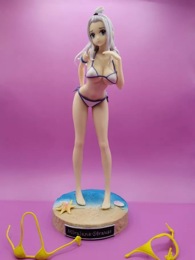 Fairy tail figurine sexy  mirajane strauss  maillot de bain detachable 27 cm