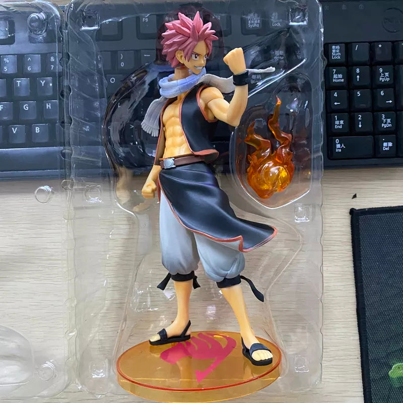 Fairy tail figurine natsu 23cm statuette decoration collection manga