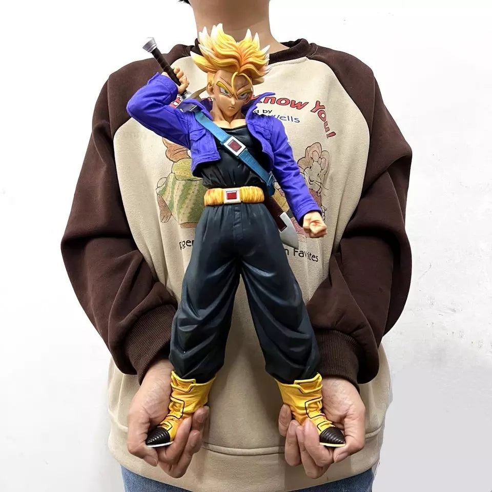 Dragon Ball Z figurine trunk geant 45cm jouet collection manga 2 tête changeable