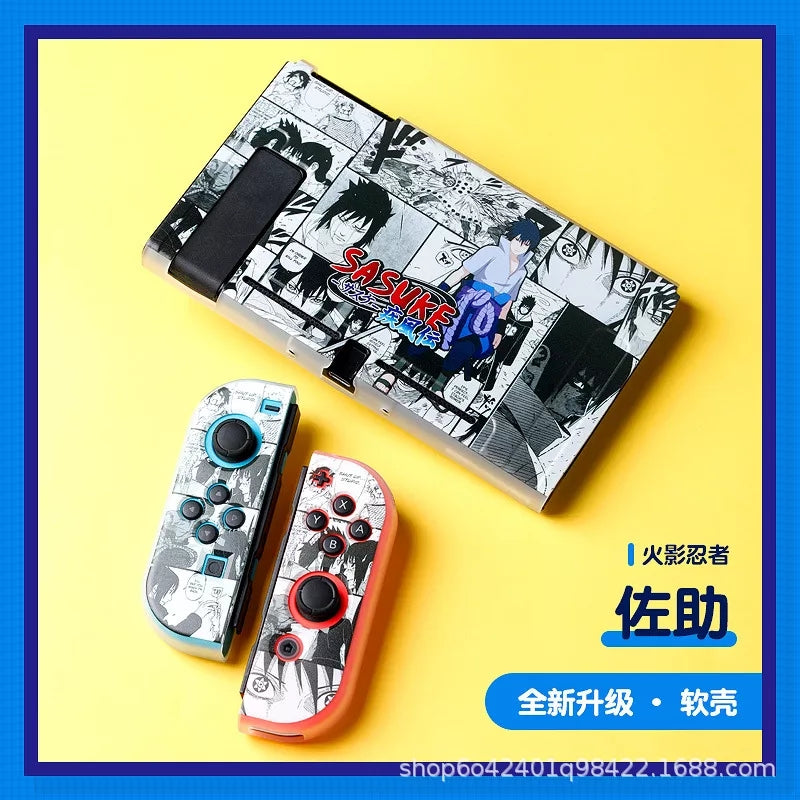 Naruto coque souple pour nintendo switch et protege joy con