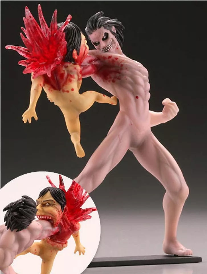 Figurine l'attaque des titans lot de statuettes shingeki no kyojin