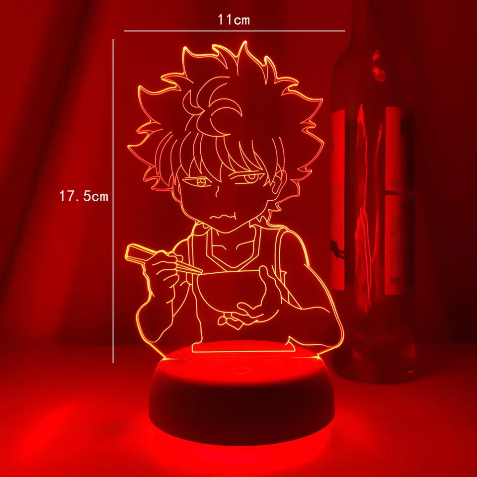 Hunter X hunter veilleuse 16 couleurs lampe led avec telecommande collection manga motif kirua