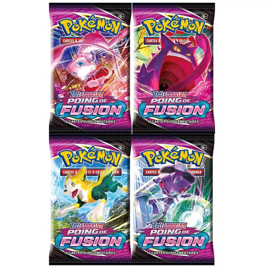 Cartes pokemon booster poing de fusion version françaises