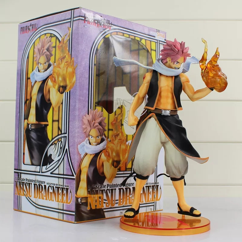 Fairy tail figurine natsu 23cm statuette decoration collection manga