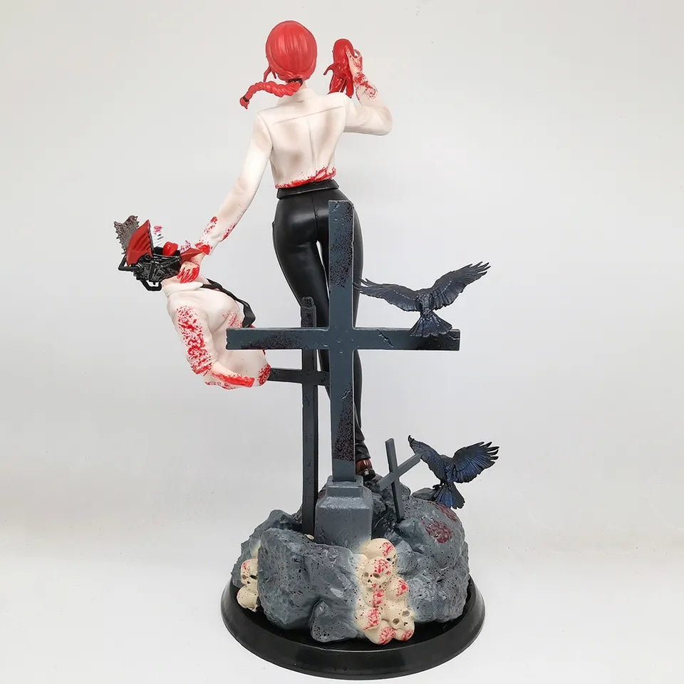 Figurine chainsaw man denji et makima 39cm
2 buste interchangeable