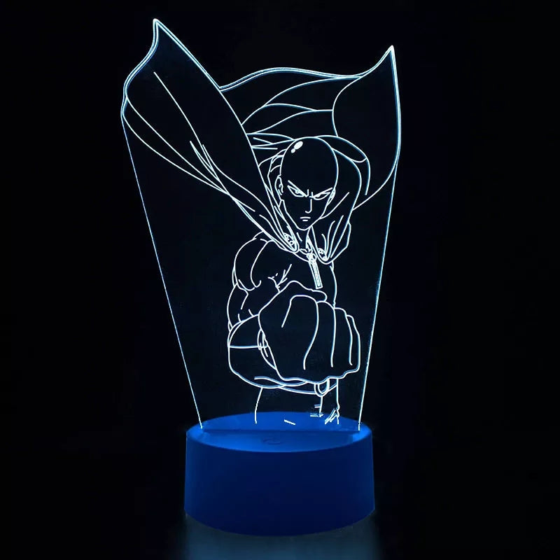 One punch man veilleuse 16 couleurs avec telecommande