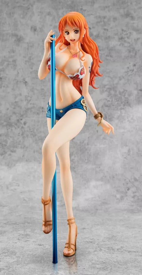 One piece Figurine sexy nami pole dance 23cm