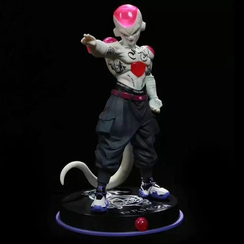 Dragon ball figurine freezer gangster hip hop tatoué 26cm
