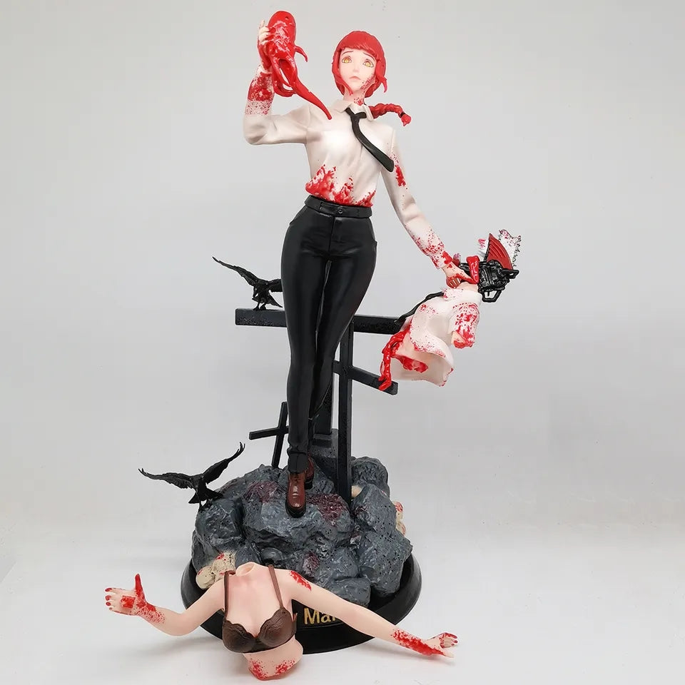 Figurine chainsaw man denji et makima 39cm
2 buste interchangeable